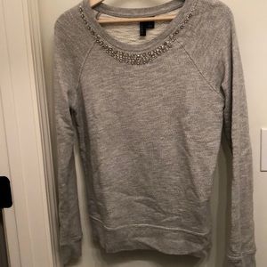 Cynthia Rowley lightweight gray sweatshirt